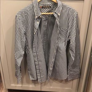 Ben Sherman blue checked dress shirt